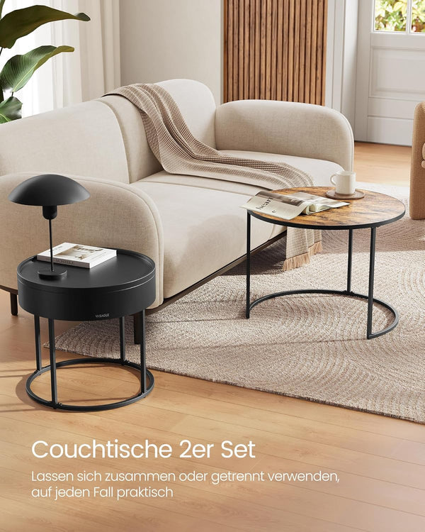 Nesting Coffee Tables with Storage - Karrari