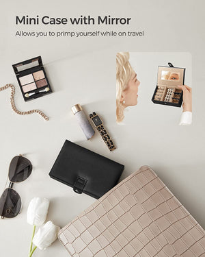 3-Layer Lockable Jewellery Box with Handle & 2 Drawers - Karrari