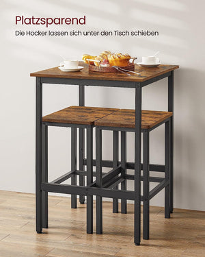 Square Bar Table Set - Karrari