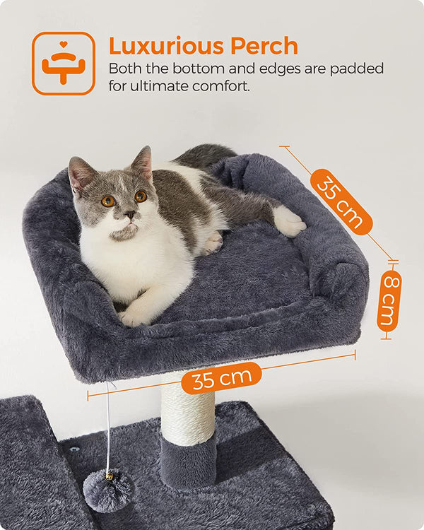 Multi-Level Cat Tower - Hammock & Scratching Posts - Karrari