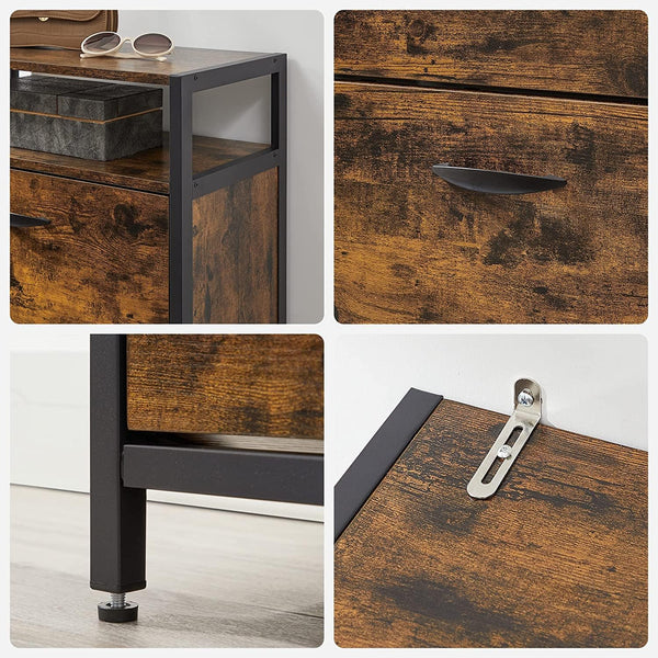 Shoe Cabinet with 2 Compartments (Hallway Storage) - Karrari