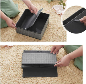 Set of 6 Folding Drawer Dividers (Linenette Fabric) - Karrari