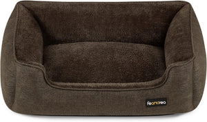Linen-Look Dog Sofa Bed with Washable Cover - Karrari