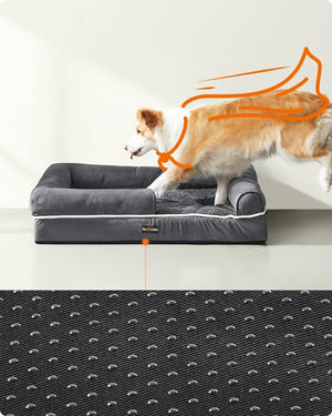Orthopaedic Dog Bed - Washable Cover (Anti-Slip) - Karrari