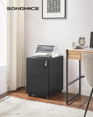 3-Drawer Filing Cabinet with Lock - Karrari