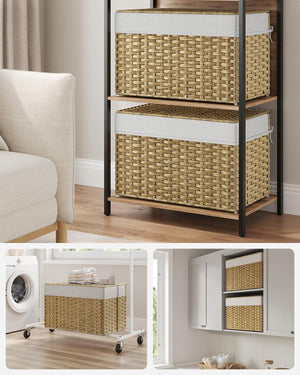 105L Laundry Basket with Lid - Karrari