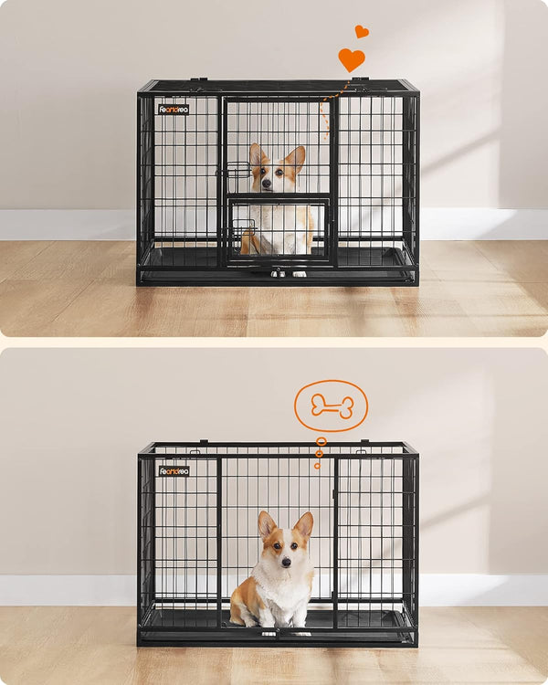 Durable Dog Cage with Double Removable Doors - Karrari