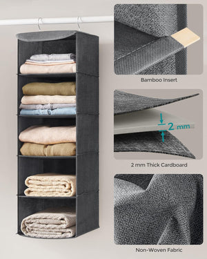 Set of 2 Foldable Hanging Storage Organisers - Karrari