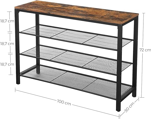 Industrial Style Shoe Rack & Organizer - Karrari