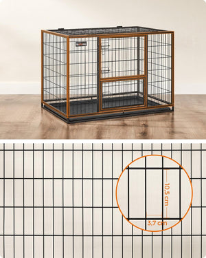 Heavy-Duty Dog Cage for Large & Medium Dogs - Karrari