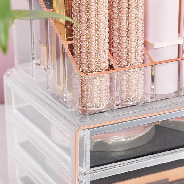 2-Piece Acrylic Makeup Organiser Set - Karrari