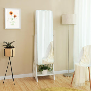 Lockable LED Mirror Jewellery Cabinet with Drawers - Karrari