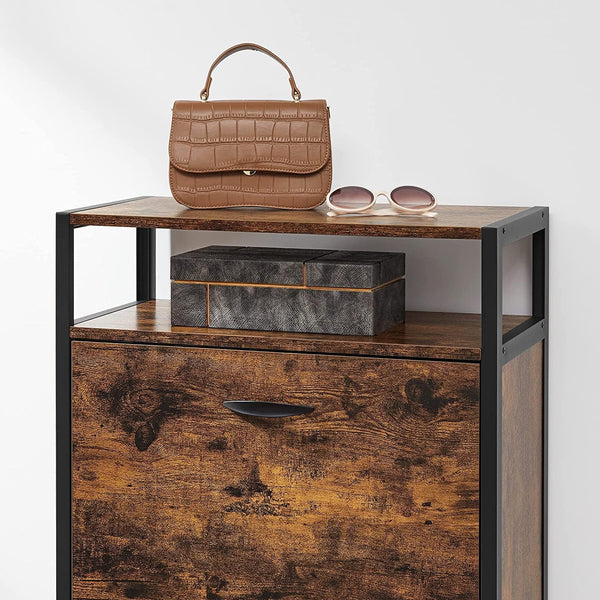 Shoe Cabinet with 2 Compartments (Hallway Storage) - Karrari