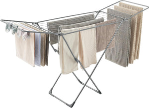Free-Standing Clothes Airer with Wings - Indoor/Outdoor - Karrari