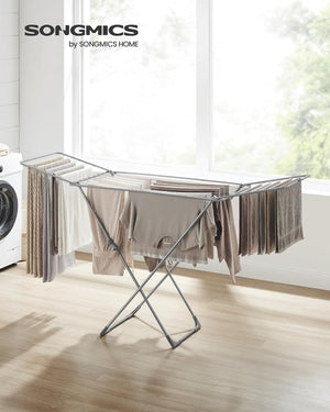 Free-Standing Clothes Airer with Wings - Indoor/Outdoor - Karrari