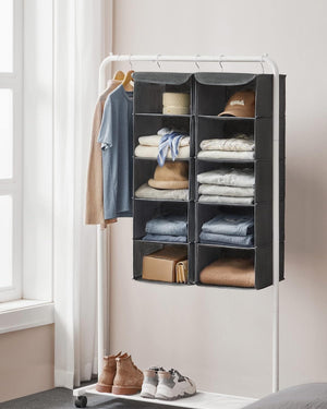 Set of 2 Foldable Hanging Storage Organisers - Karrari