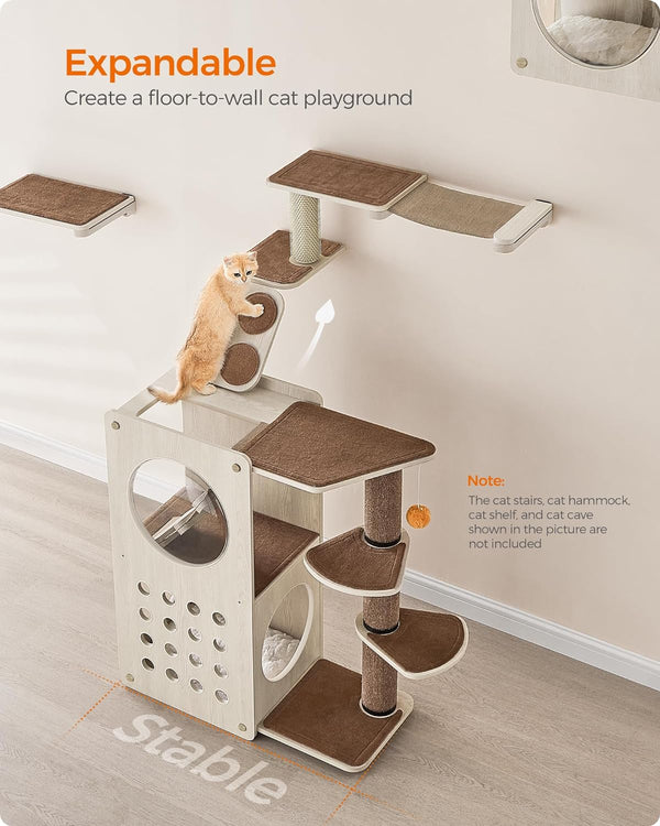 Clickat Cat Tree Tower - Thick Scratching Post - Karrari