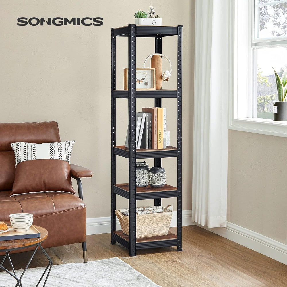 Industrial Storage Rack – 5 Adjustable Shelves, (37x37x150cm) - Karrari