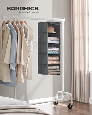 Hanging Wardrobe Storage Organiser - Foldable Shelves - Karrari
