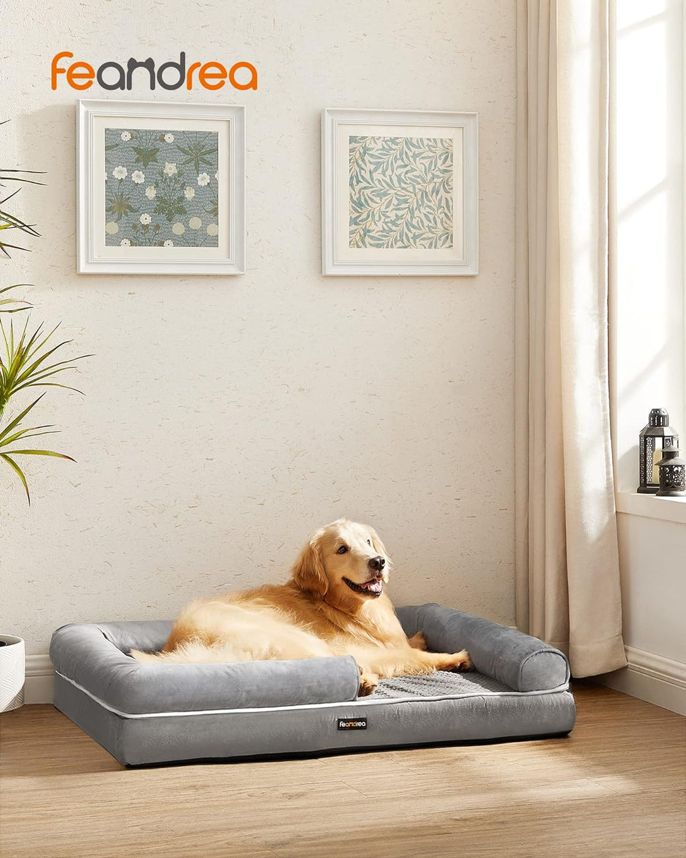Orthopedic Dog Sofa Bed - Removable Washable Cover - Karrari