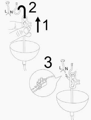 Rustic Copper Pendant Light – Teardrop Dome Hanging - Karrari