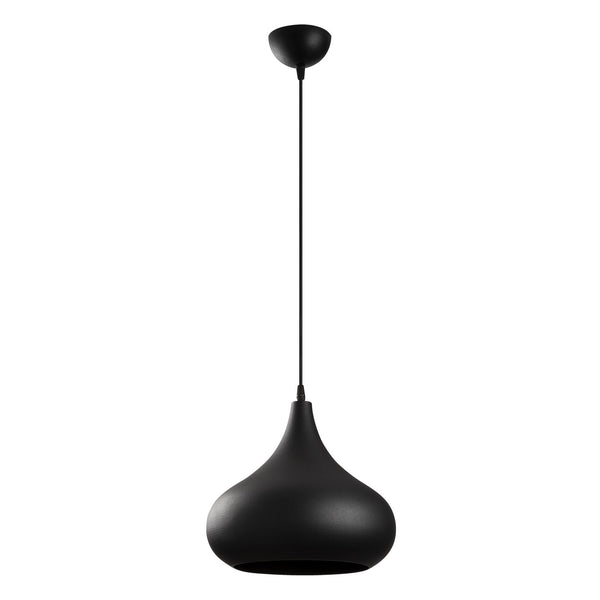 Teardrop Pendant Light – Matte Black Finish - Karrari