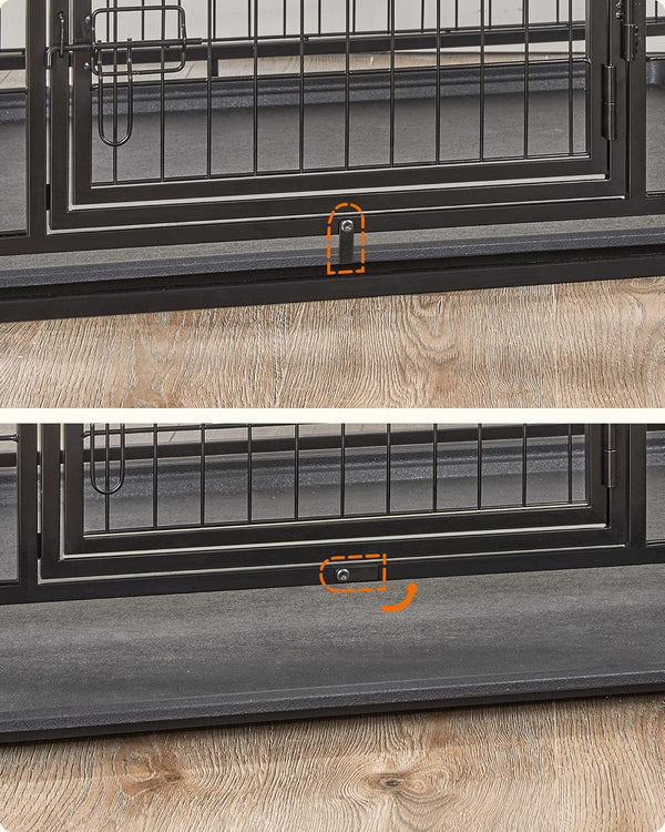 Heavy-Duty Dog Cage for Large & Medium Dogs - Karrari