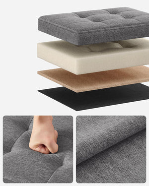Folding Storage Ottoman Bench - Karrari