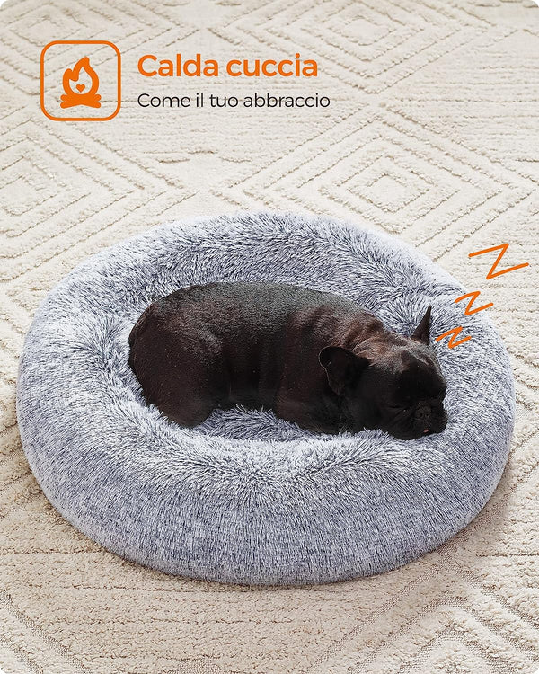 Donut-Shaped Dog Bed - Removable Washable Cushion - Karrari