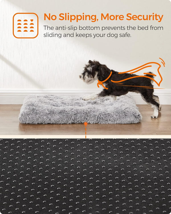 Fluffy Plush Dog Bed with Soft Padding (Washable) - Karrari