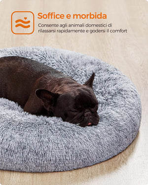 Donut-Shaped Dog Bed - Removable Washable Cushion - Karrari