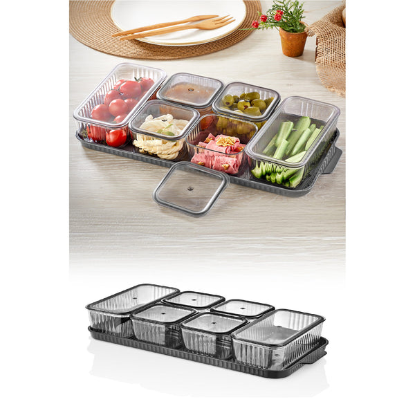 Serving Set with Tray – 6 Pieces - Karrari