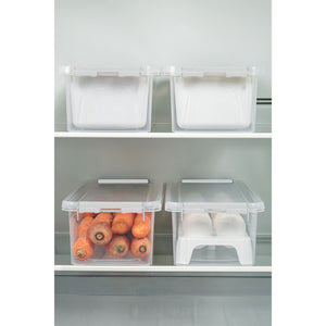 Stackable Fridge Organizer with Lids - Set of 4 - Karrari