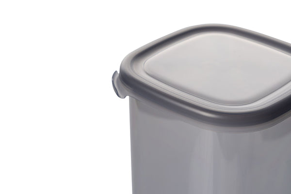 15-Piece Airtight Kitchen Storage Set - Smoke Grey - Karrari