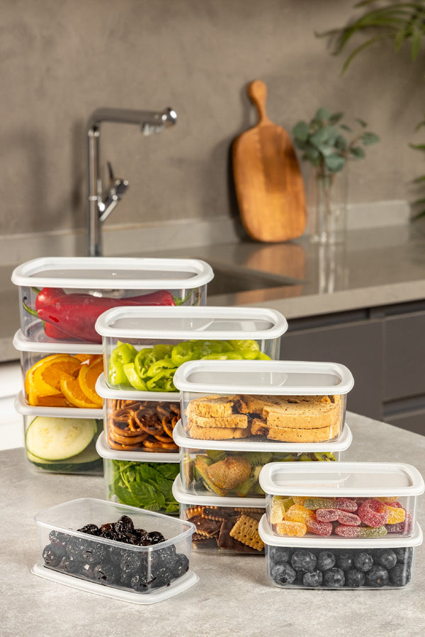 Rectangular Food Storage Container Set – 12Pieces - Karrari