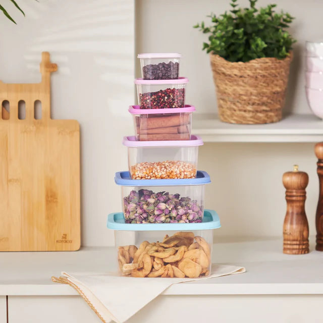 Karaca Dora 6-Piece Kitchen Storage Set - Karrari