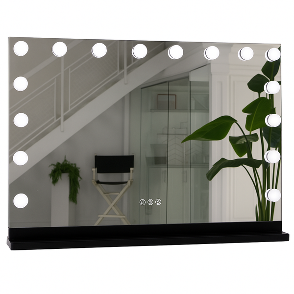Vanity Table - LED Mirror, Bluetooth Speakers & Storage Drawers - Karrari