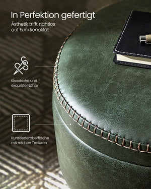 Mid-Century Modern Storage Ottoman Stool - Karrari