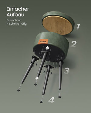 Mid-Century Modern Storage Ottoman Stool - Karrari