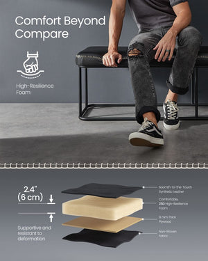 Mid-Century Modern Ottoman Bench - Karrari