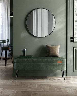 Mid-Century Modern Storage Ottoman Bench - Karrari