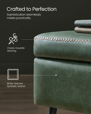 Mid-Century Modern Storage Ottoman Bench - Karrari