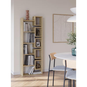 OPPA Box Bookcase – Oak & Mocha - Karrari