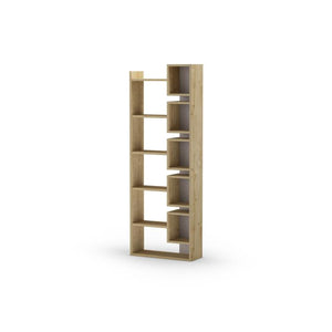 OPPA Box Bookcase – Oak & Mocha - Karrari