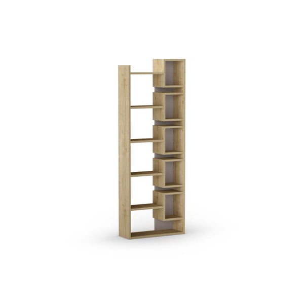 OPPA Box Bookcase – Oak & Mocha - Karrari