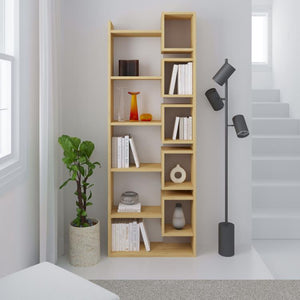 OPPA Box Bookcase – Oak & Mocha - Karrari