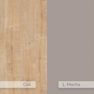 OPPA Box Bookcase – Oak & Mocha - Karrari