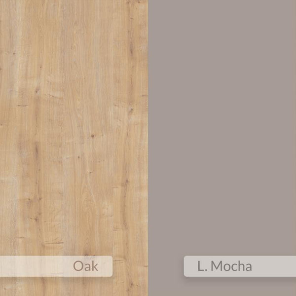 OPPA Box Bookcase – Oak & Mocha - Karrari