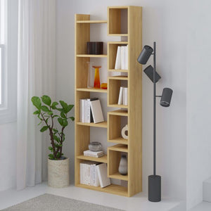 OPPA Box Bookcase – Oak & Mocha - Karrari