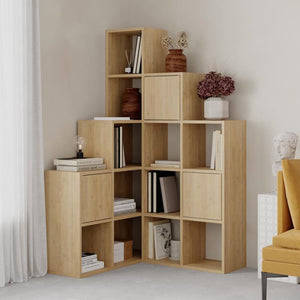 PALEO Corner Bookcase - Space-Saving Storage Shelf - Karrari